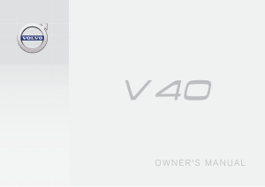 2017 Volvo V40 Owners Manual
